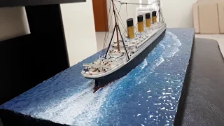 Titanic Ship Model Diorama - Scale 1:700