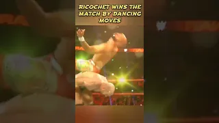ricochet wins the match by dancing moves #trending #youtubeshorts #shorts
