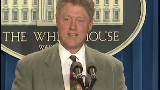 President Clinton's Press Conference On Bosnia (1994)