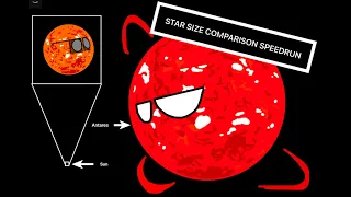 STAR SIZE COMPARISON SPEEDRUN