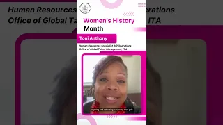 Women's History Month Spotlight: Toni Anthony