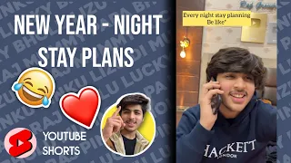 New Year - Night Stay Plans ❤️😂 | @RajGrover005 | #shorts