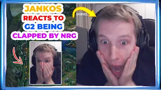 Jankos Reacts to G2 Being CLAPPED by NRG 👀