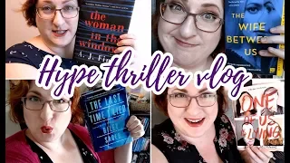 One of These Books Is Bad | Hyped Thriller Reading Vlog