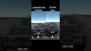 LAMBORGHINI VENENO - SUPRA MK4 CAR SIMULATOR 2 #shorts