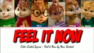 The Chipmunks and The Chipettes - Feel It Now - Color Coded Lyrics (Alvin e os Esquilos)