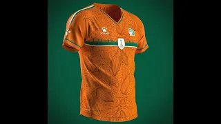 Le nouveau maillot￼ des éléphants de Côte d’Ivoire 🇨🇮 ( Jonathan Morrison )