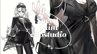 ✨ Character standing request working process SPEED PAINTING CLIPSTUDIO