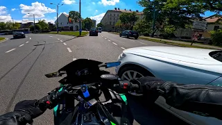 Are rost sa ma mai enervez?  Kawasaki Ninja 650R Moto POV Romania Timișoara.        25.04.2024