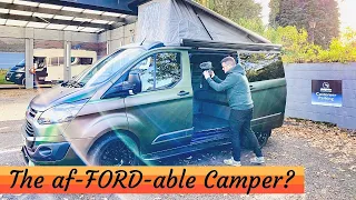 The af-FORD-able CAMPER VAN? Ford Transit Conversion - Wild Camp Quest