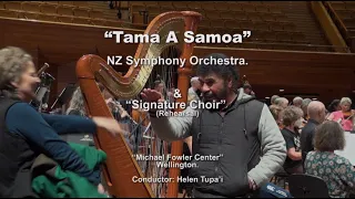 Felise Mikaele | ©"Tama A Samoa" Apra | NZ Symphony Orchestra (Rehearsal)