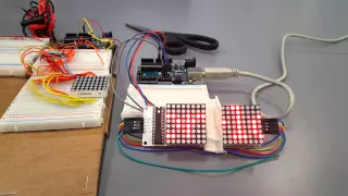 Arduino Uno Driving multiple 8x8 led matrix display with MAX7219