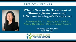 What's New in the Treatment of Gliomas (Brain Tumours): A Neuro-Oncologist's Perspective
