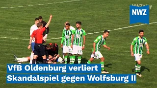 VfB Oldenburg verliert Skandalspiel gegen Wolfsburg II
