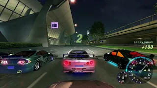 race in brian o'conner's R34 - NFS underground 2