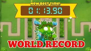 BTD6 Race "Something Else" in 1:13.90 (World Record)