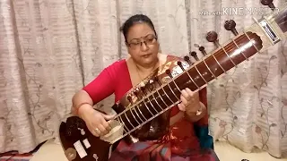 #Rim Jhim Gire Sawan sitar cover by Amrit Hira Yogi