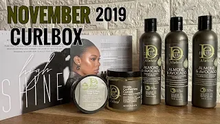 CURLBOX NOVEMBER 2019 (UNBOXING) | DESIGN ESSENTIALS NATURAL