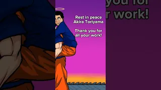 thank you for everything you did #akiratoriyama 😭 #ripakiratoriyama #dragonball #goku #vegeta