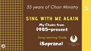 SOPRANO PART with the piece, How Marvelous, How Wonderful, Mary McDonald, AIM Online Choir