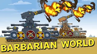 "Dorian in the World of Iron Barbarians" Cartoons about tanks
