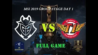 G2 vs SKT FULL GAME MSI 2019 Group Stage Day 1 | G2 Esports vs. SK telecom T1