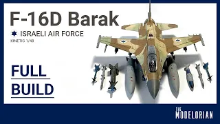 FULL BUILD | F-16D Barak / ברק F-16D | Israeli AF | Kinetic 1/48