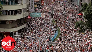 Vast protests in Hong Kong over China extradition laws