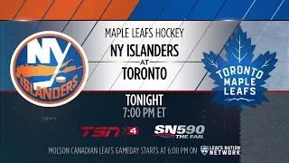 Molson Canadian Leafs Gameday: New York at Toronto - February 22, 2018