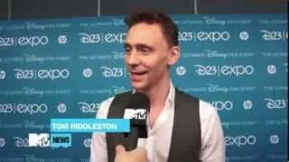 Tom Hiddleston exclusive MTV interview at D23