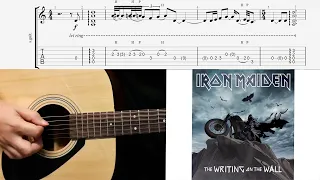 Iron Maiden - The Writing On The Wall Acoustic Guitar Intro With Tabs