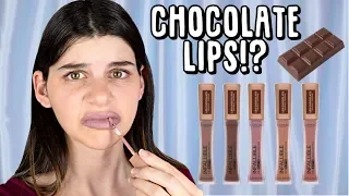 WATCH THIS BEFORE YOU BUY IT! L'oreal Les Chocolats Liquid Lipstick | Commercial Commotion