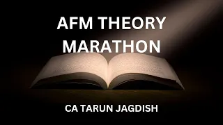 CA FINAL AFM NEW SYLLABUS EXCLUSIVE THEORY | MAY 2024