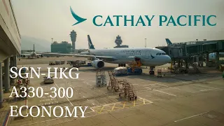 TRIP REPORT | Cathay Pacific Airbus A330-300 | Ho Chi Minh City - Hong Kong | Economy Class