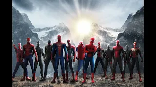 Evolution of Spider Man Removing His Mask (2002-2021)