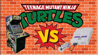 Teenage Mutant Ninja Turtles: Turtles in Time - ARCADE vs SUPER NINTENDO