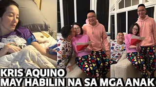 NAKADUDUROG ng PUSO💔Kris Aquino Natatakot na Baka Ito na ang Huli Nilang Pagkikita ng mga ANAK Niya