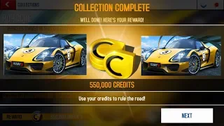 Asphalt 8 How to Win Porsche 918 Spyder and 550,000 Credits😍👍