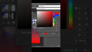 Create gradient colors on picture #photoshop