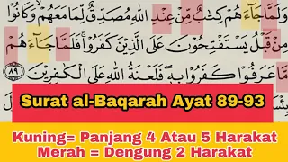 Tadarus Surat al-Baqarah Ayat 89-93, Pahami Panjang & Dengung Agar Lancar Baca al-Quran