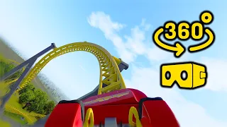 🎢EXTREME ROLLER COASTER 360° - VR Video