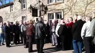 Happy birthday by a welsh male voice choir