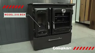 Holzherd Caliskan 216 BOX - Premiumherd mit Schublade