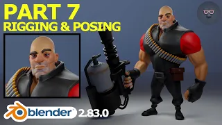 Blender 2.8 Character Modeling Walkthrough Tutorial - Part 7: Riggin & Posing
