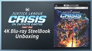 Justice League: Crisis on Infinite Earths Part One 4K Blu-ray SteelBook Unboxing