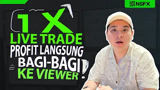 PROFIT RATUSAN DOLAR LANGSUNG BAGI-BAGI KE VIEWER  - LIVE TRADE NFP - 7 April 2023