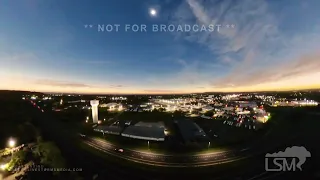 04-08-2024 Russellville, AR - Eclipse Drone Time Lapse