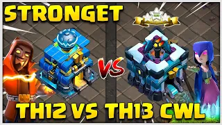 Th12 VS Th13 Strongest Cwl Attack Strategies 2023 | Th12 vs Th13 Strategy - CoC