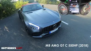 MERCEDES AMG GT-C | GTC | 557HP | 2018 | ACCELERATION & TOP SPEED TEST | 100-200 | 0-300 | DRAGY |