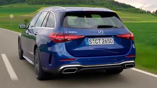 Новый Mercedes C-Class ESTATE 2022 - вождение, экстерьер и интерьер (линия C300 d AMG)